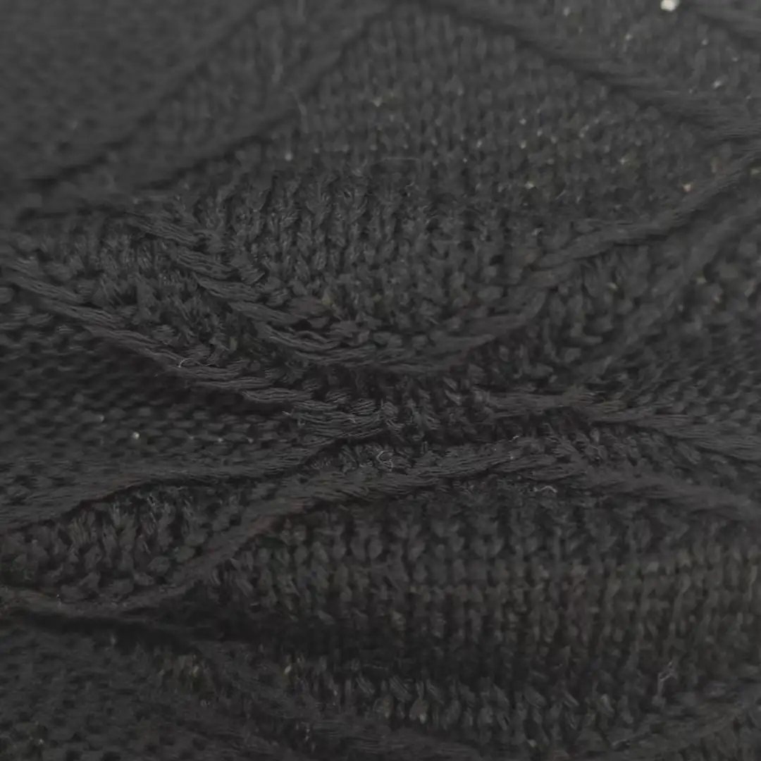 China Yarn for Hoodie,Full-Zipper Cardigan (Sweater),Half-Zipper Cardigan (Sweater),Crew Neck Pullover (Sweater),Crop Top Pullover (Sweater) Tubular Tape Yarn Fancy Yarn Acrylic BLACK color buy from China wholesaler bulk order at wholesale price free worldwide shipping Alibaba
