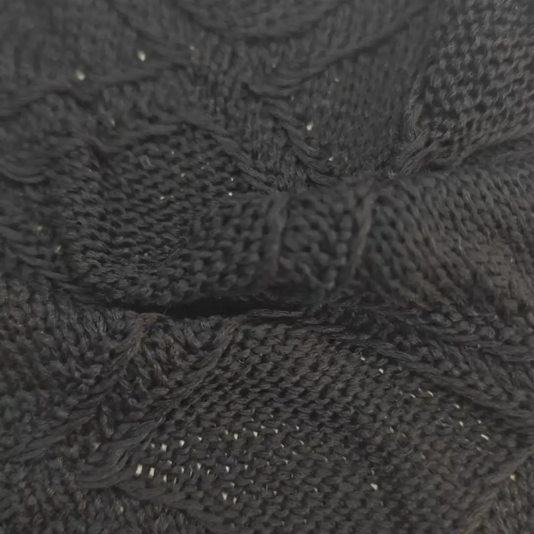 China Yarn for Hoodie,Full-Zipper Cardigan (Sweater),Half-Zipper Cardigan (Sweater),Crew Neck Pullover (Sweater),Crop Top Pullover (Sweater) Tubular Tape Yarn Fancy Yarn Acrylic BLACK color buy from China wholesaler bulk order at wholesale price free worldwide shipping Alibaba