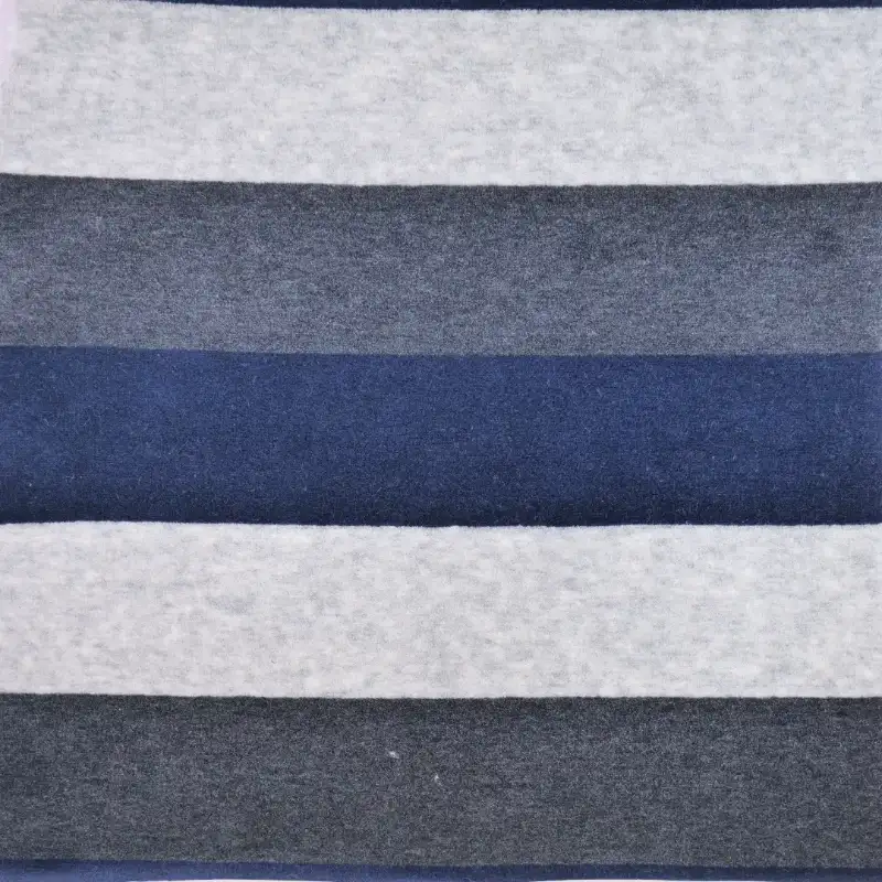 China Fabric for Tank Top,Hoodie  (Sweater) Velvet Knit Fabric Cotton Polyester Color Stripe color buy from China wholesaler bulk order at wholesale price free worldwide shipping Alibaba