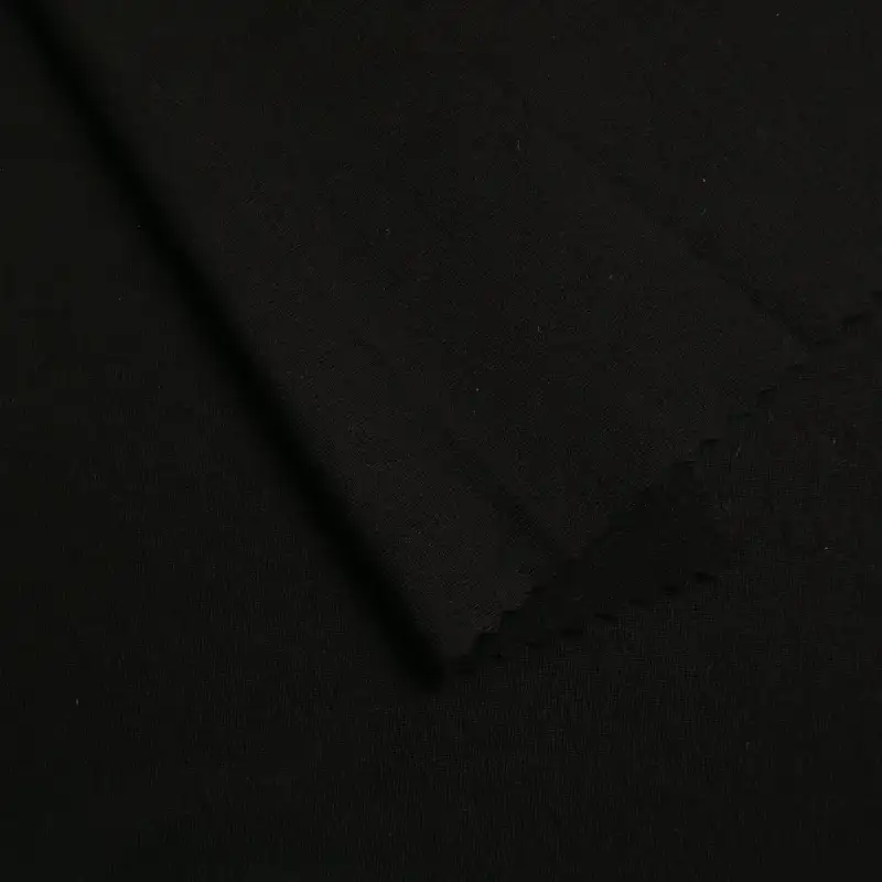 China Fabric for T-Shirt,Tank Top,Yoga Clothes,Yoga Pants Single Jersey Knit Fabric Polyester Spandex Black color buy from China wholesaler bulk order at wholesale price free worldwide shipping Alibaba