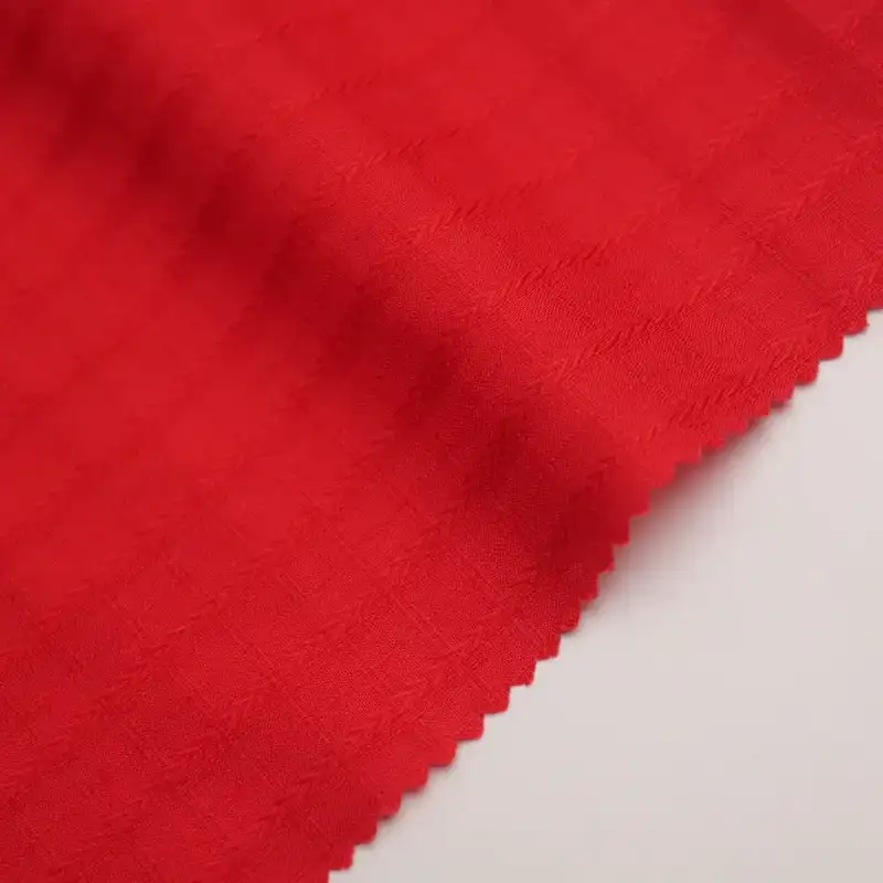 China Fabric for Blouse,Shirt Long Sleeve Button (Sweater),Over Shirt Cotton Twill Natural Woven Fabric Cotton Red color buy from China wholesaler bulk order at wholesale price free worldwide shipping Alibaba