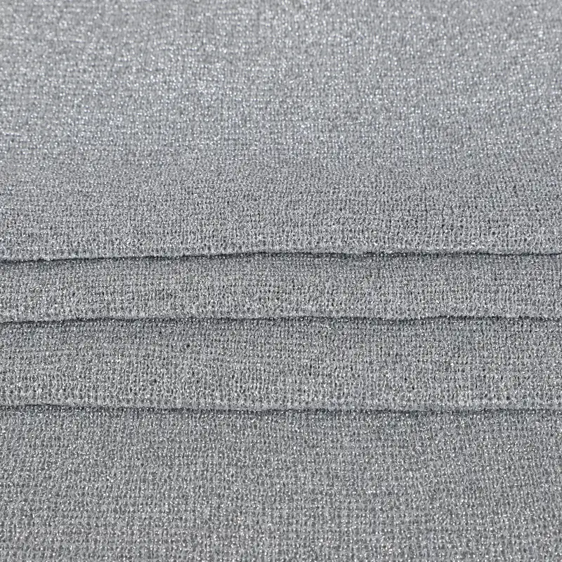 China Yarn for Crop Top Pullover (Sweater) Lurex Lurex Polyester Lurex Gray color buy from China wholesaler bulk order at wholesale price free worldwide shipping Alibaba