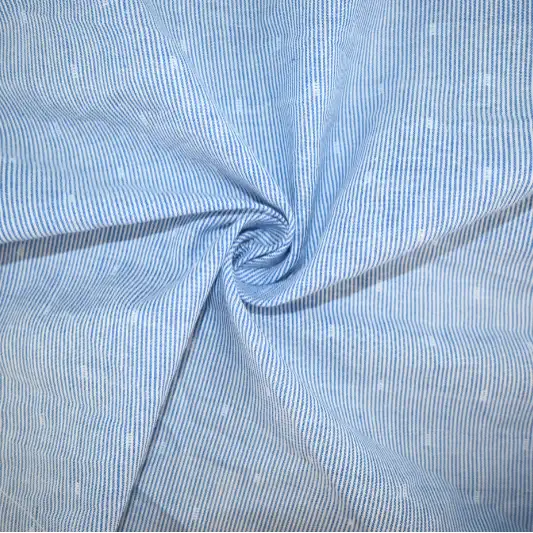 India Fabric for Skirt Cotton Butta Natural Woven Fabric Cotton Blue Stripe Butta color buy from India wholesaler bulk order at wholesale price free worldwide shipping Alibaba