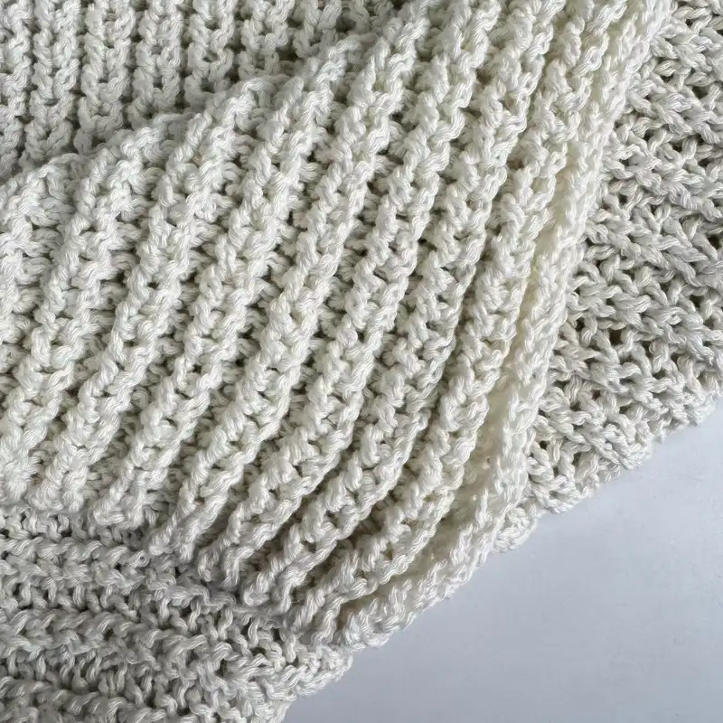 China Yarn for Ladies Vest (Sweater),Dresses (Cardigan Button) (Sweater) Boucle Yarn Fancy Yarn Cotton Polyester Original white color buy from China wholesaler bulk order at wholesale price free worldwide shipping Alibaba