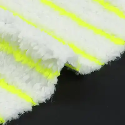 China Fabric for Crop Top Sherpa Knit Fabric Polyester yellow and white color buy from China wholesaler bulk order at wholesale price free worldwide shipping Alibaba
