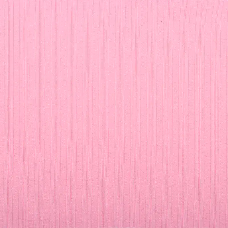 China Fabric for Tank Top,Crop Top,Hoodie Rib Knit Fabric Cotton Elastane Pink color buy from China wholesaler bulk order at wholesale price free worldwide shipping Alibaba