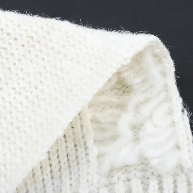 China Yarn for Round Neck Pullover (Sweater),Crew Neck Pullover (Sweater),Crop Top Pullover (Sweater) Air Spun Yarn Fancy Yarn Recycled Polyester Acrylic Recycled Acrylic white color buy from China wholesaler bulk order at wholesale price free worldwide shipping Alibaba