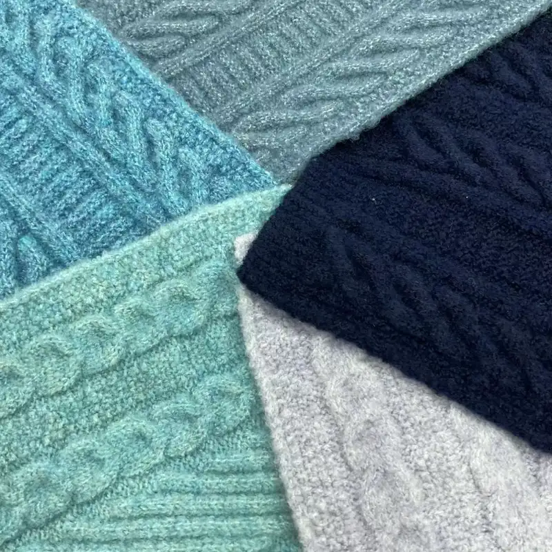 China Yarn for Open Cardigan (Sweater),Full-Zipper Cardigan (Sweater),Half-Zipper Cardigan (Sweater),Knitted Jacket (Sweater),Round Neck Pullover (Sweater),Crew Neck Pullover (Sweater),Crop Top Pullover (Sweater),Hoodie  (Sweater),Dresses (Cardigan Open) (Sweater) Mossy Yarn Fancy Yarn Acrylic Polyester Elastane Recycled Polyester 蓝青色系 color buy from China wholesaler bulk order at wholesale price free worldwide shipping Alibaba