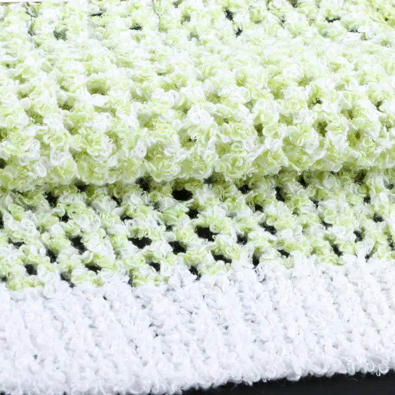 China Yarn for Polo Shirt,Blouse,Crop Top,Full-Zipper Cardigan (Sweater),Half-Zipper Cardigan (Sweater) Ladder Yarn Fancy Yarn Nylon BCI Cotton green&white color buy from China wholesaler bulk order at wholesale price free worldwide shipping Alibaba