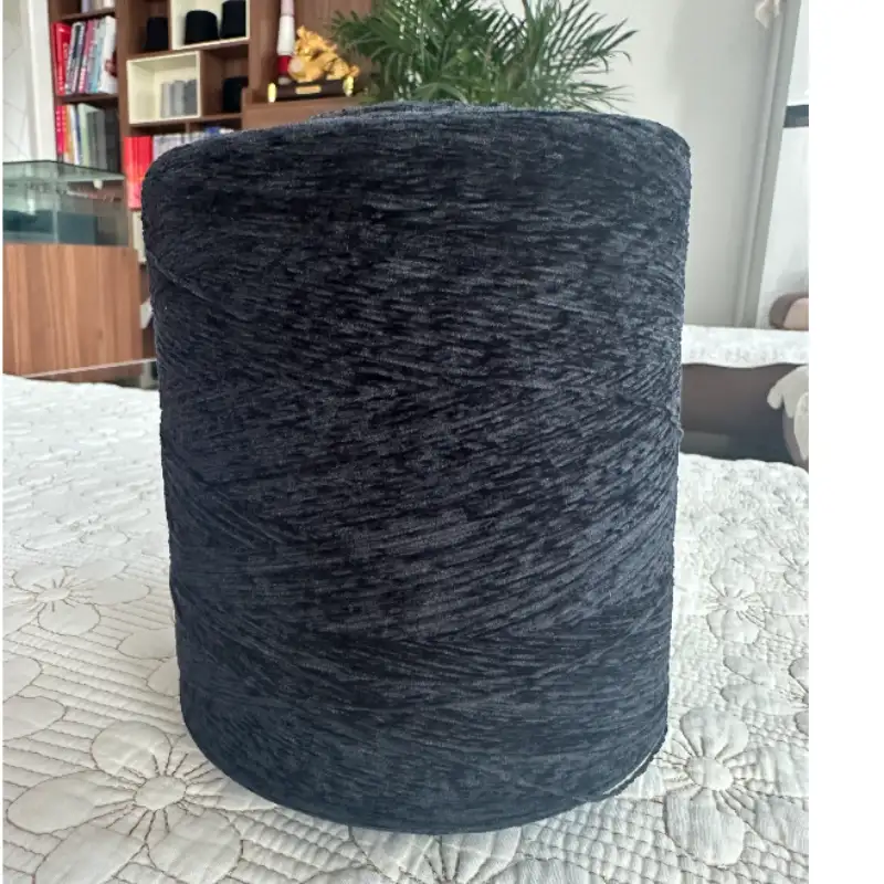 China Yarn for Round Neck Pullover (Sweater),Crop Top Pullover (Sweater),Loungewear Shiny Chenille Fancy Yarn Polyester Night Sky color buy from China wholesaler bulk order at wholesale price free worldwide shipping Alibaba