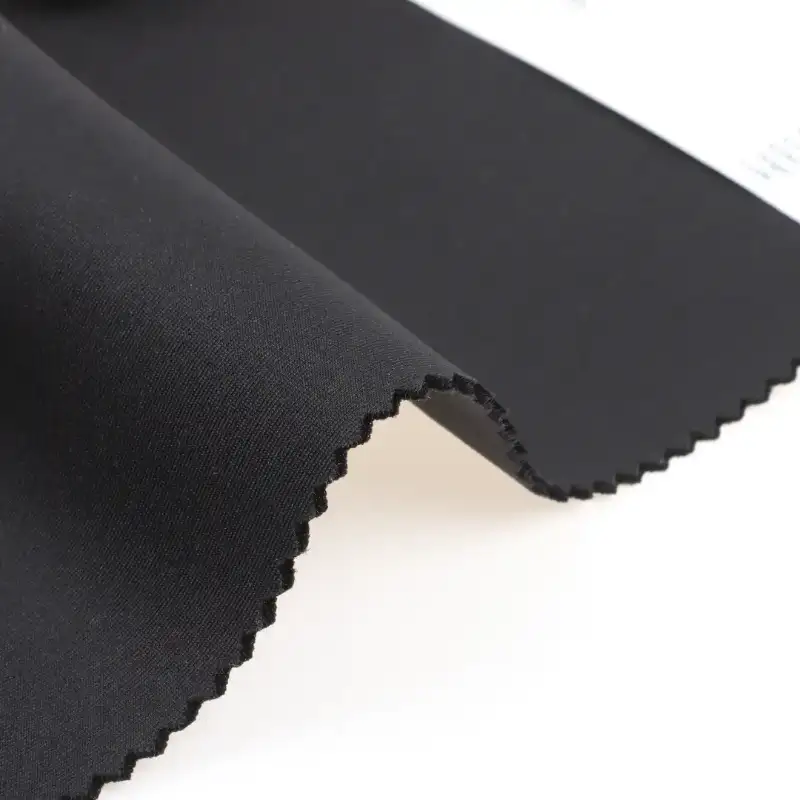 China Fabric for Jackets,Sweatshirt Scuba Knit Fabric Polyester Elastane black color buy from China wholesaler bulk order at wholesale price free worldwide shipping Alibaba