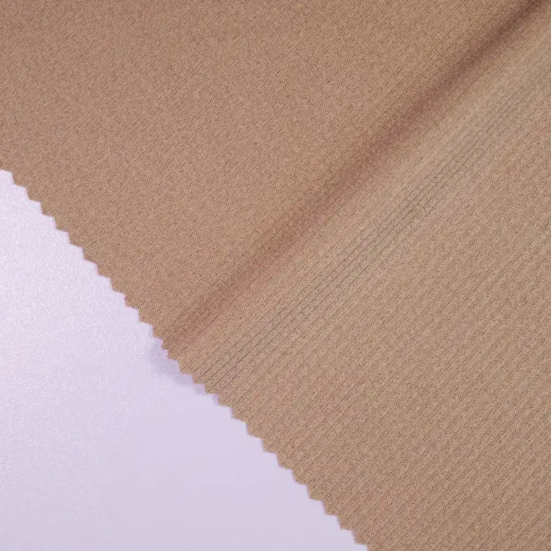 China Fabric for T-Shirt,Polo Shirt,T-shirt (Sweater),Polo T-shirt (Sweater) Jacquard Knit Fabric Polyester Spandex brown color buy from China wholesaler bulk order at wholesale price free worldwide shipping Alibaba