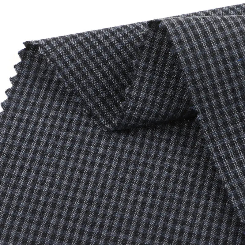 China Fabric for Pants Polyester/Rayon Plain Woven Blended Fabric Polyester Rayon Spandex check color buy from China wholesaler bulk order at wholesale price free worldwide shipping Alibaba