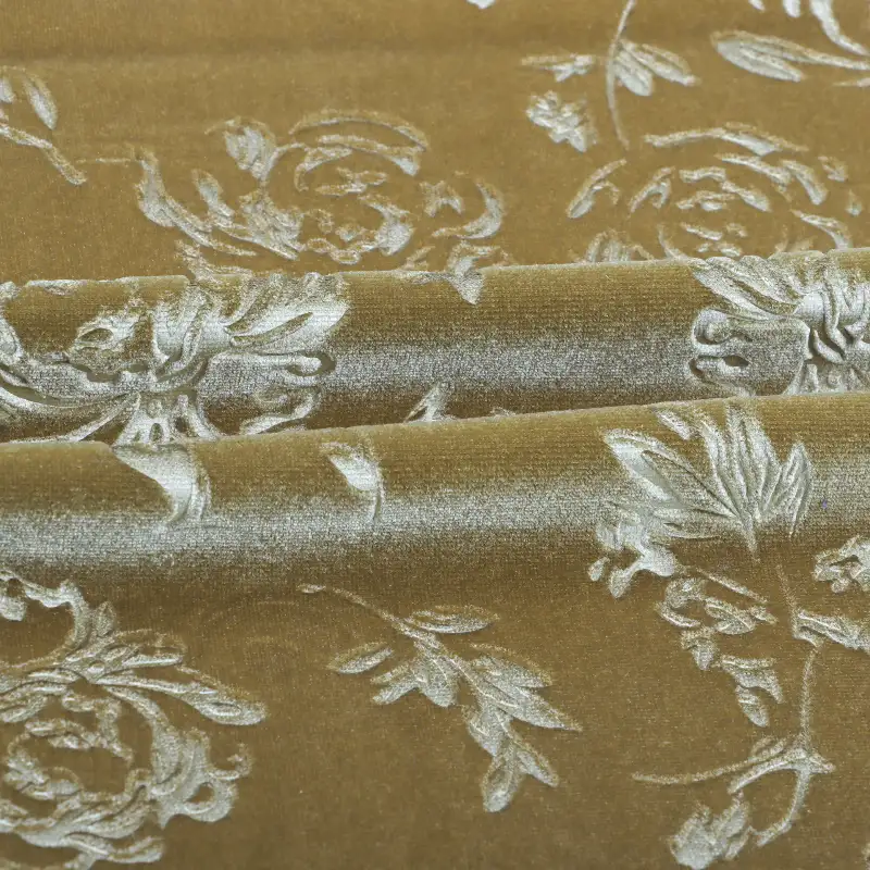 China Fabric for Skirt Velvet Knit Fabric Polyester Spandex Green color buy from China wholesaler bulk order at wholesale price free worldwide shipping Alibaba