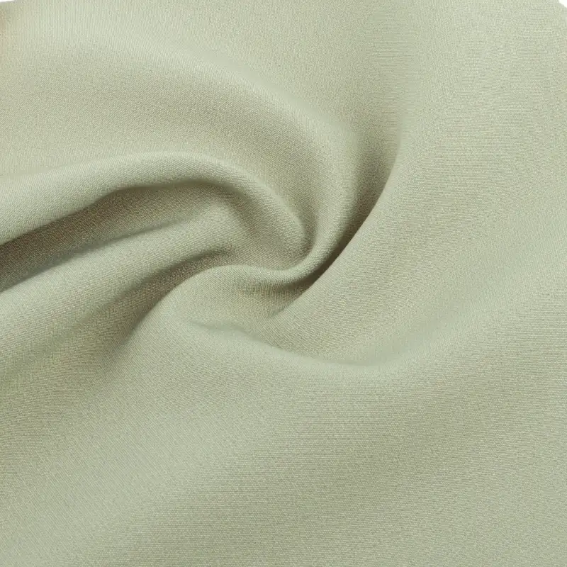 China Fabric for Pants Four Stretch Polyester Woven Fabric Synthetic Woven Fabric Polyester Spandex khaki color buy from China wholesaler bulk order at wholesale price free worldwide shipping Alibaba