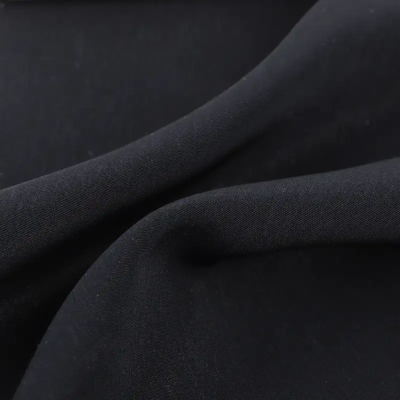 China Fabric for Pants Polyester Satin Synthetic Woven Fabric Polyester BLACK color buy from China wholesaler bulk order at wholesale price free worldwide shipping Alibaba