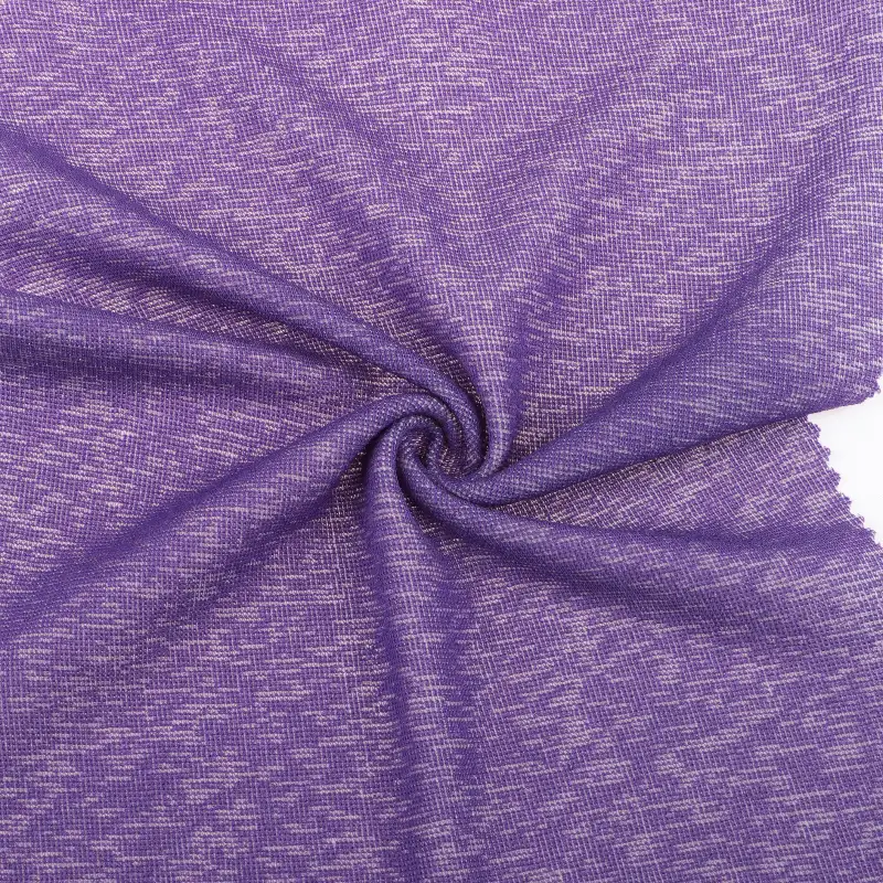 China Fabric for T-Shirt Hacci Knit Fabric Rayon Polyester Spandex Purple color buy from China wholesaler bulk order at wholesale price free worldwide shipping Alibaba