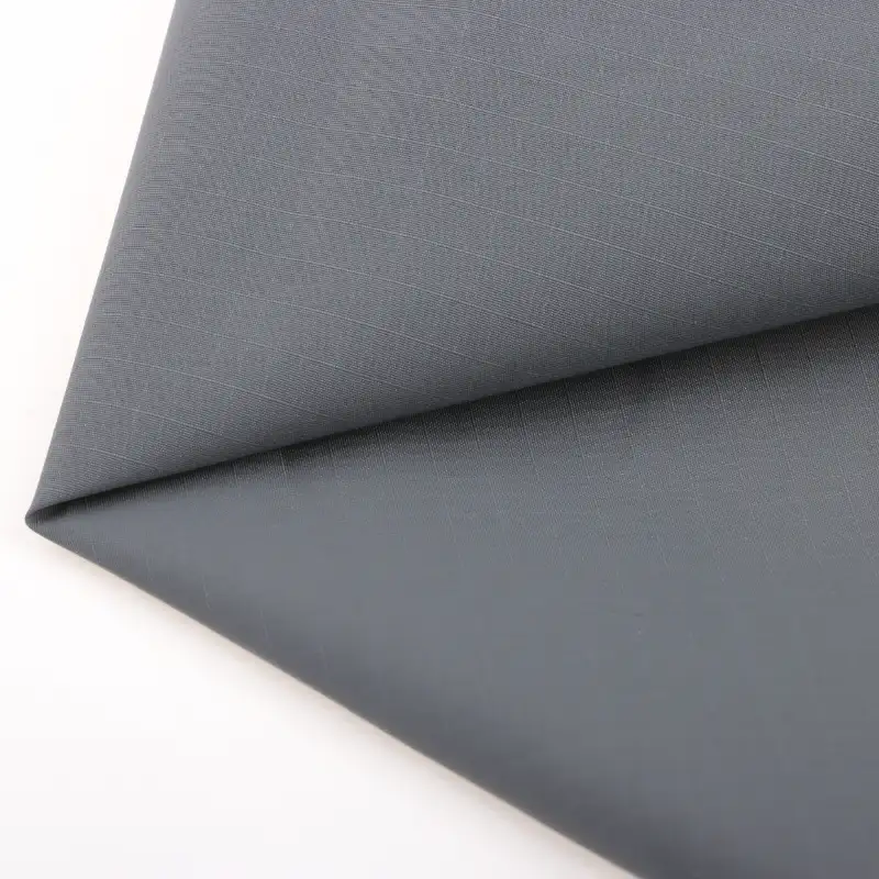China Fabric for Jackets Polyester Taslon Synthetic Woven Fabric Nylon grey color buy from China wholesaler bulk order at wholesale price free worldwide shipping Alibaba