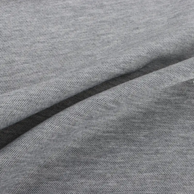 China Fabric for T-Shirt,Shorts,Loungewear Pique Knit Fabric Polyester Viscose Elastane Grey color buy from China wholesaler bulk order at wholesale price free worldwide shipping Alibaba