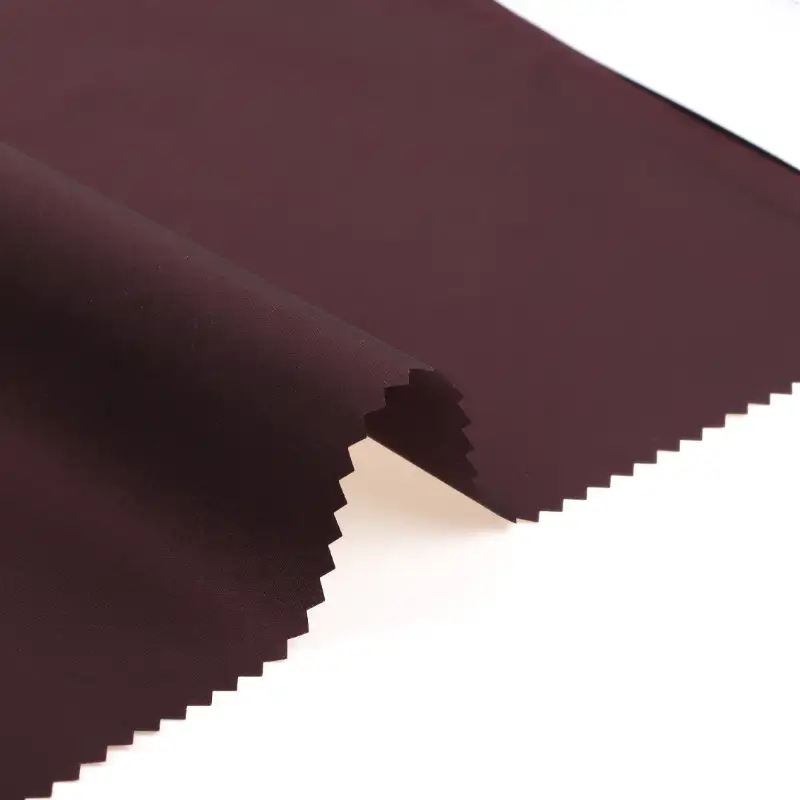 China Fabric for Padded Jacket Nylon Taffeta Synthetic Woven Fabric Nylon burgundy color buy from China wholesaler bulk order at wholesale price free worldwide shipping Alibaba