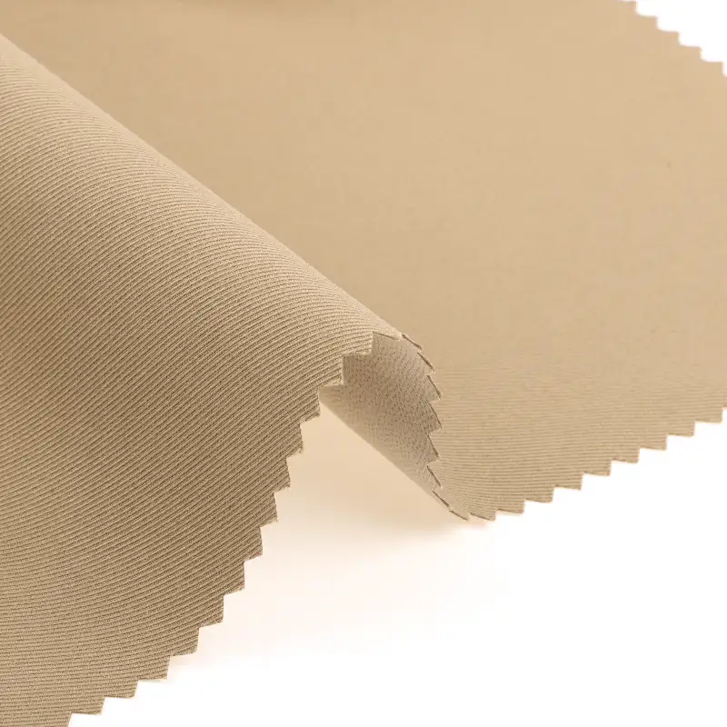 China Fabric for Jackets Polyester Imitation Cotton Fabric Synthetic Woven Fabric Polyester khaki color buy from China wholesaler bulk order at wholesale price free worldwide shipping Alibaba