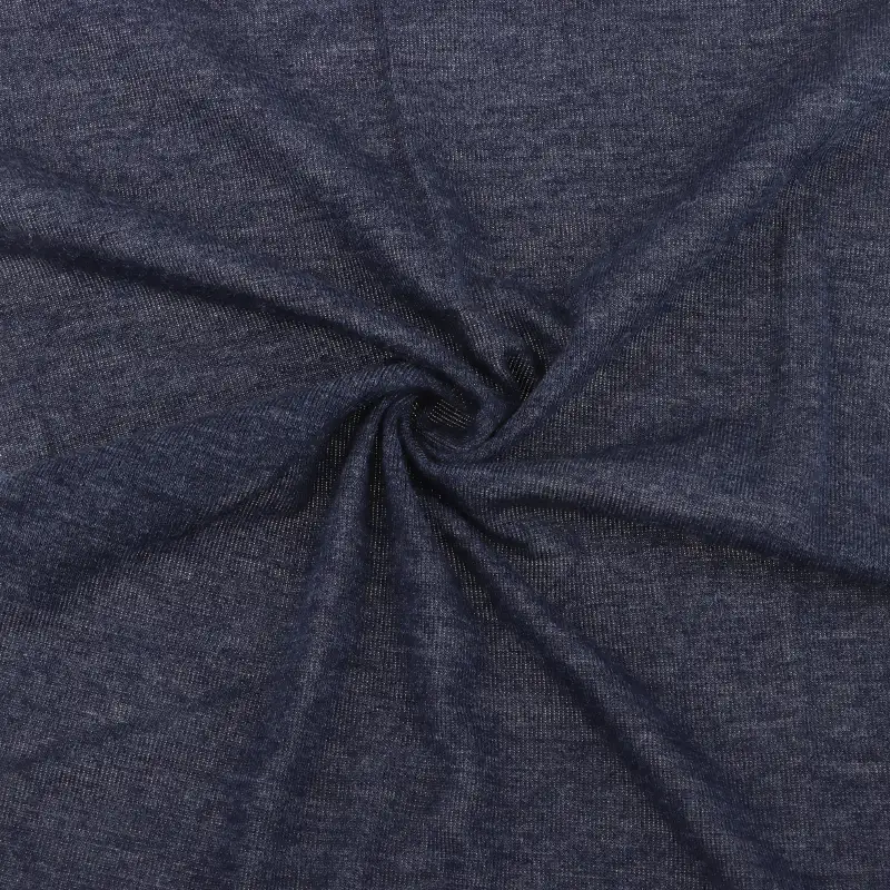 China Fabric for T-Shirt,Loungewear Single Jersey Knit Fabric Polyester Rayon Spandex Navy blue color buy from China wholesaler bulk order at wholesale price free worldwide shipping Alibaba