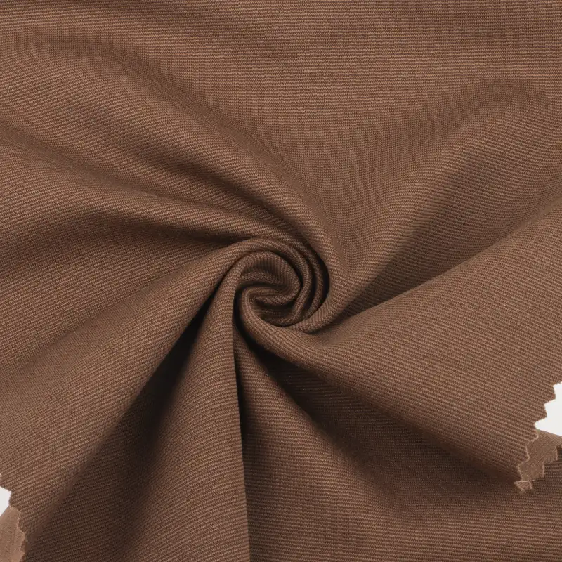 China Fabric for Loungewear Ponte Roma Knit Fabric Cotton Polyester Spandex Brown color buy from China wholesaler bulk order at wholesale price free worldwide shipping Alibaba