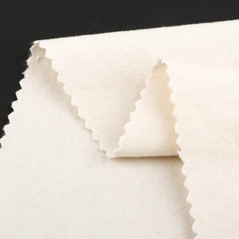 China Fabric for Shirt,Pants,Jackets,Trench Coat Cotton Twill Natural Woven Fabric Cotton Cream color buy from China wholesaler bulk order at wholesale price free worldwide shipping Alibaba