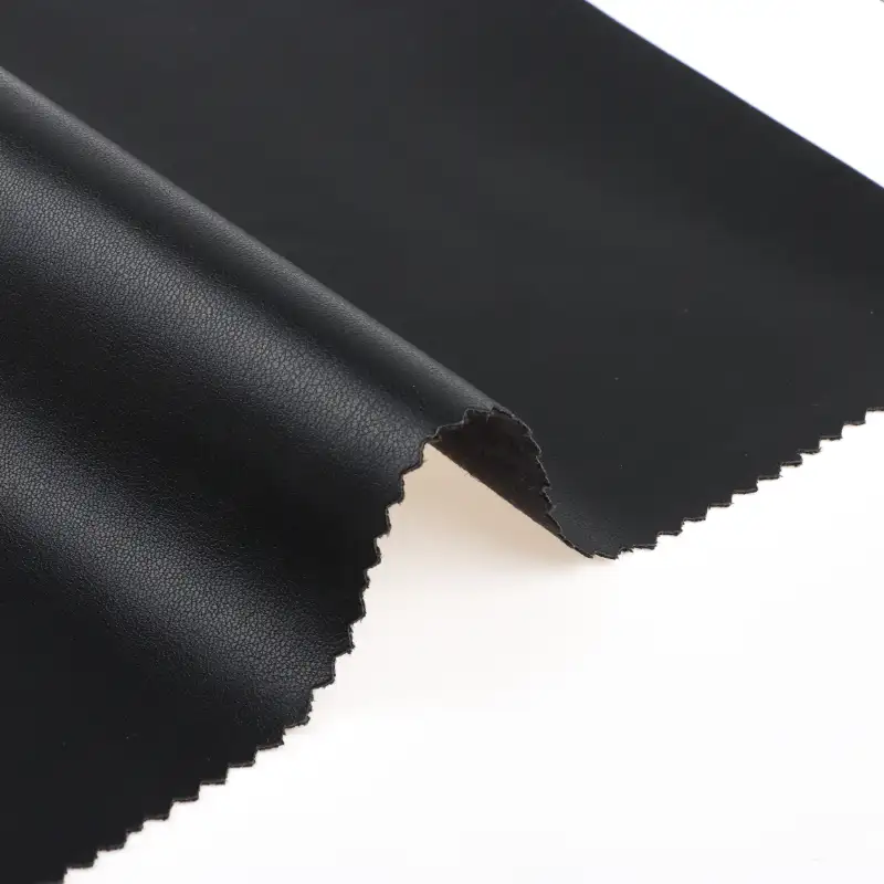 China Fabric for Pants,Jackets,Skirt PU Woven Blended Fabric Polyester BLACK color buy from China wholesaler bulk order at wholesale price free worldwide shipping Alibaba