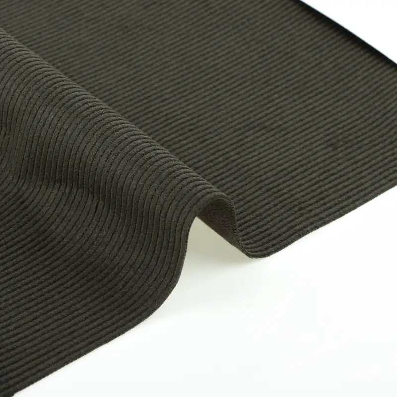 China Fabric for Padded Jacket Cotton Corduroy Natural Woven Fabric BCI Cotton Olive Green color buy from China wholesaler bulk order at wholesale price free worldwide shipping Alibaba