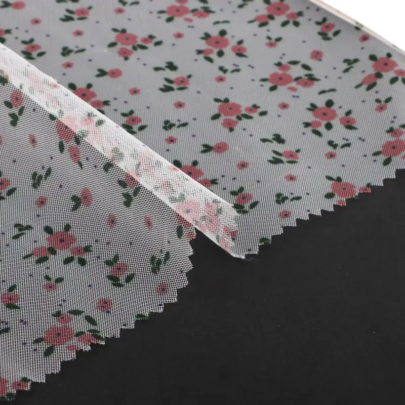 China Fabric for Skirt Mesh Knit Fabric Polyester Printing color buy from China wholesaler bulk order at wholesale price free worldwide shipping Alibaba