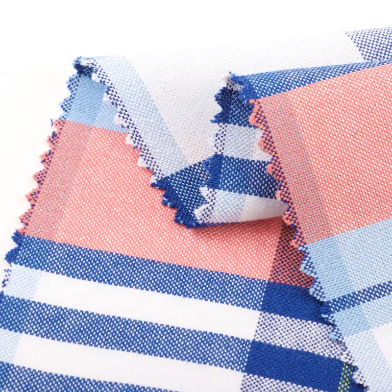 China Fabric for Shirt,Pants,Shorts Cotton YD Oxford Natural Woven Fabric Cotton check color buy from China wholesaler bulk order at wholesale price free worldwide shipping Alibaba