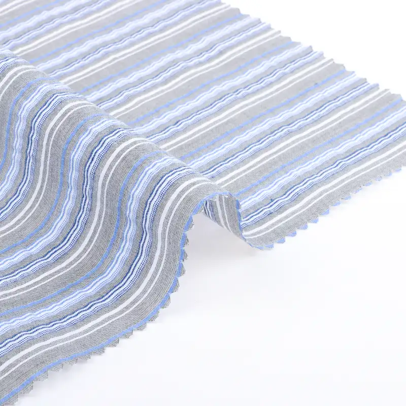 China Fabric for Shirt,Pants,Skirt,Shorts Yarn Dyed Stripe Natural Woven Fabric Cotton stripe color buy from China wholesaler bulk order at wholesale price free worldwide shipping Alibaba