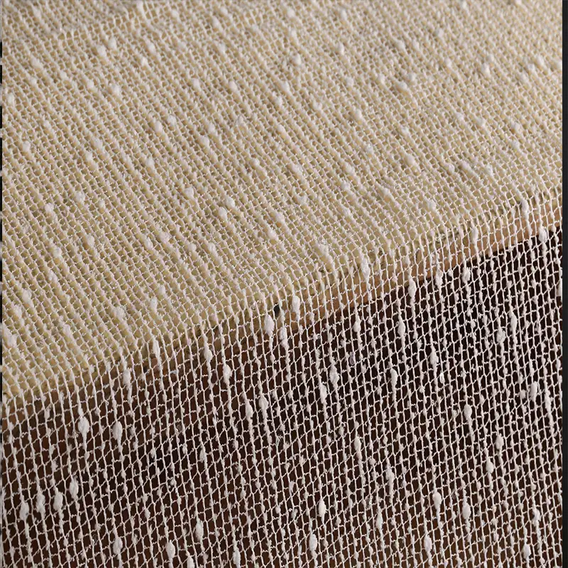 China Fabric for Shirt,Skirt Lace Knit Fabric Polyester Antique White color buy from China wholesaler bulk order at wholesale price free worldwide shipping Alibaba