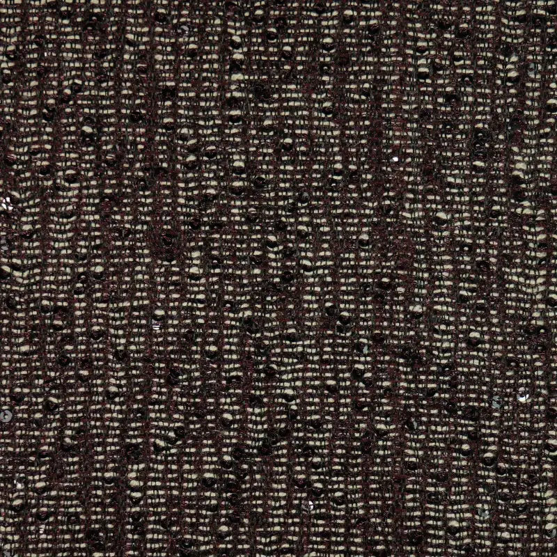 China Fabric for Overcoat,Suit,Dresses (Pullover) (Sweater) Chanel-Style Fabric Woolen Nylon Sequin Polyester Brown color buy from China wholesaler bulk order at wholesale price free worldwide shipping Alibaba