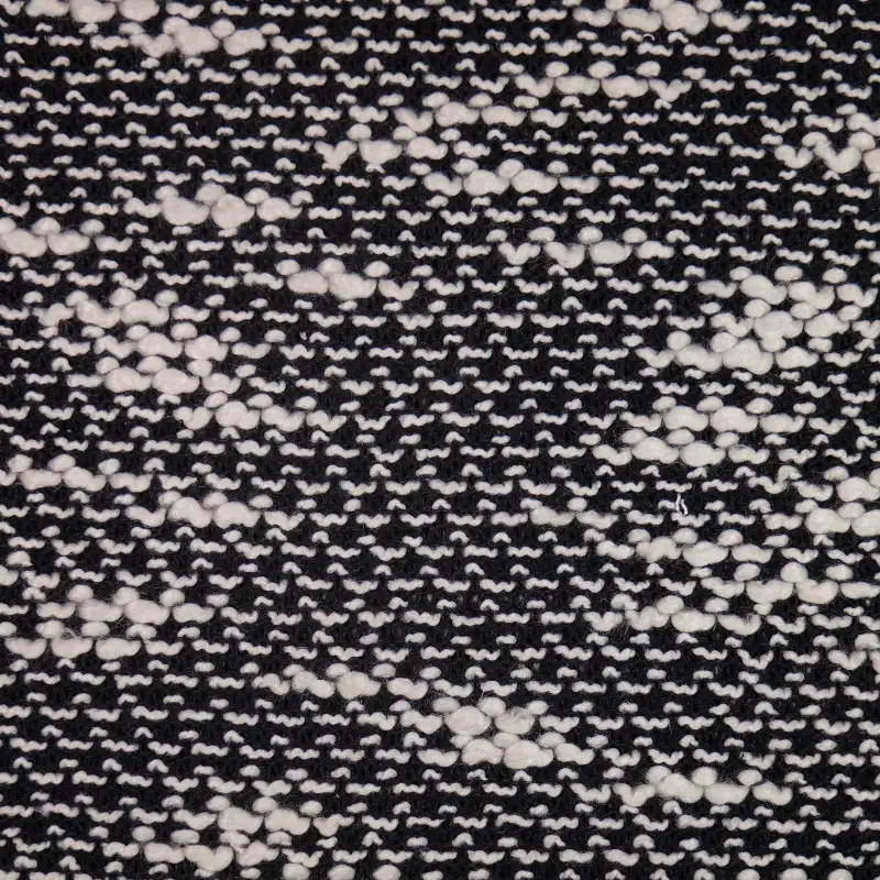 China Fabric for Open Cardigan (Sweater),Full-Zipper Cardigan (Sweater),Skirt (Sweater) Jacquard Knit Fabric Cotton Polyester Black color buy from China wholesaler bulk order at wholesale price free worldwide shipping Alibaba