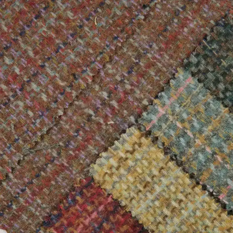 China Fabric for Overcoat Woolen Tweed Woolen Polyester Wool yarn-dyed color buy from China wholesaler bulk order at wholesale price free worldwide shipping Alibaba