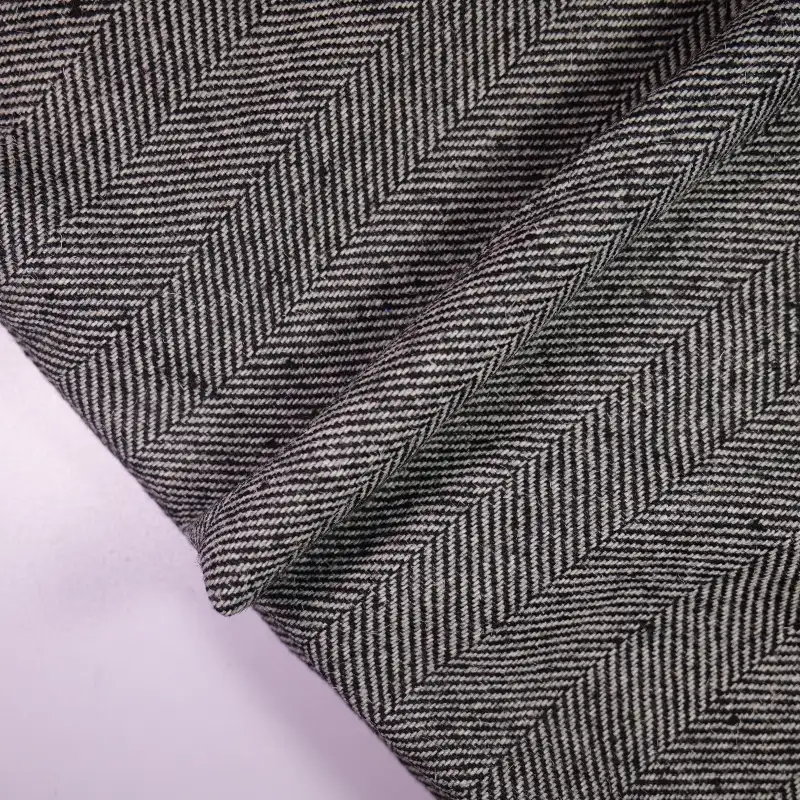 China Fabric for Blazer,Skirt (Sweater),Over Shirt,Bomber jacket Chanel-Style Fabric Woolen Wool Polyester Chemical Fiber Black color buy from China wholesaler bulk order at wholesale price free worldwide shipping Alibaba