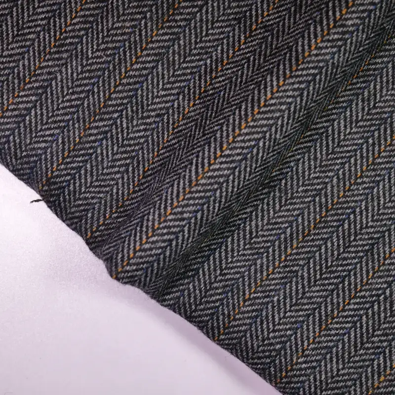China Fabric for Pants,Suit Trouser,Blazer,Suit,Full-Zipper Cardigan (Sweater) Chanel-Style Fabric Woolen Polyester Wool Chemical Fiber DarkGray color buy from China wholesaler bulk order at wholesale price free worldwide shipping Alibaba