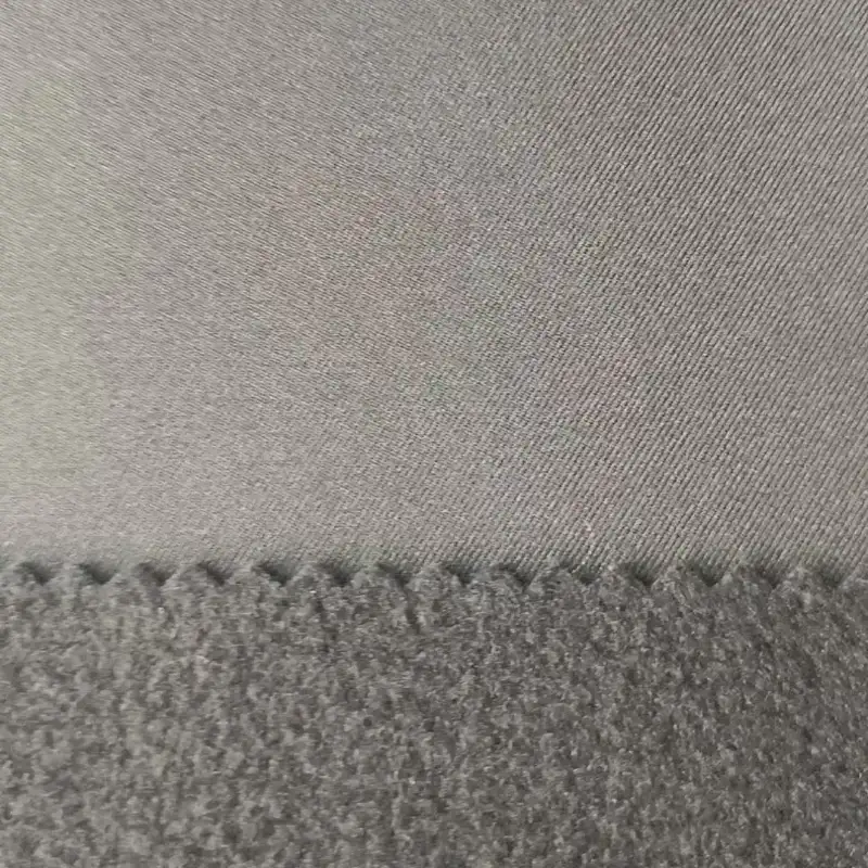 China Fabric for Jackets,Trench Coat,Padded Jacket,Ski Suits,Waist coat Composite fabric Synthetic Woven Fabric Polyester Black color buy from China wholesaler bulk order at wholesale price free worldwide shipping Alibaba