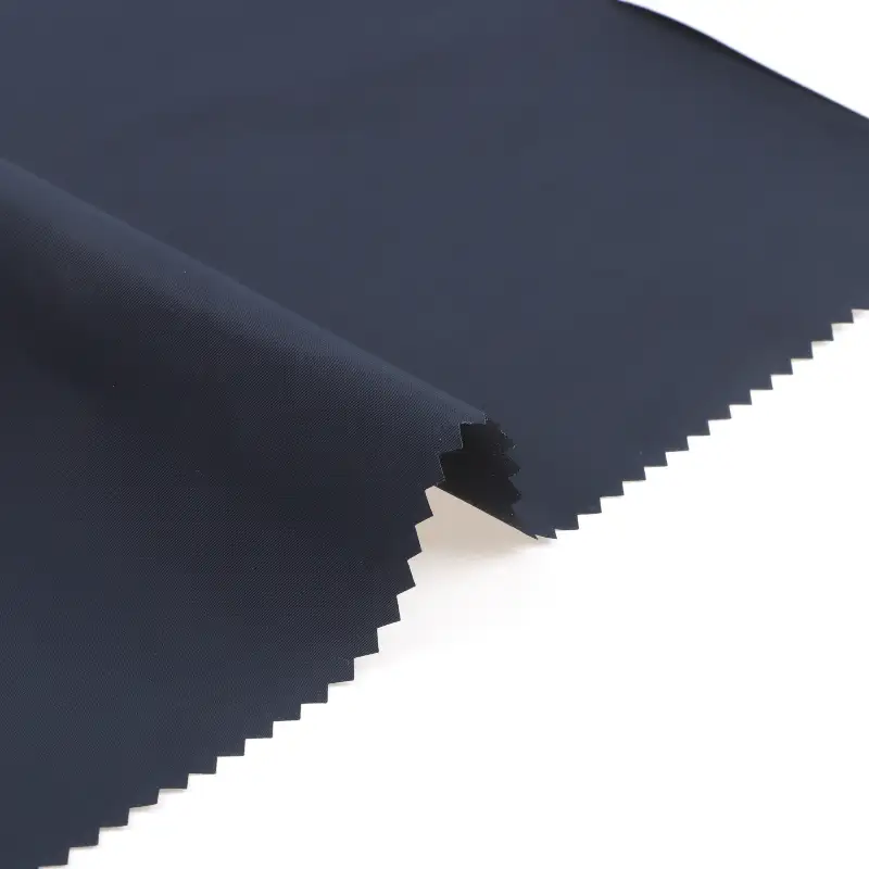 China Fabric for Jackets,Down Jacket,Padded Jacket Polyester Imitation Memory Fabric Synthetic Woven Fabric Polyester DARK BLUE color buy from China wholesaler bulk order at wholesale price free worldwide shipping Alibaba