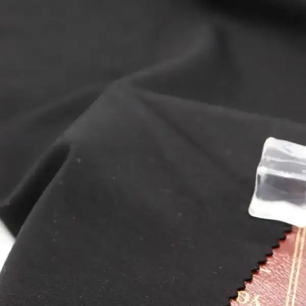 China Fabric for Jackets,Hoodie,Sweatshirt Scuba Knit Fabric Polyester Spandex black color buy from China wholesaler bulk order at wholesale price free worldwide shipping Alibaba