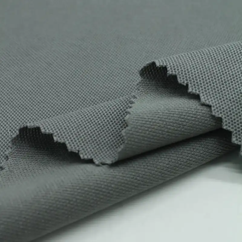 China Fabric for T-Shirt,Polo Shirt,Sports Bras Pique Knit Fabric Cotton Polyester grey color buy from China wholesaler bulk order at wholesale price free worldwide shipping Alibaba