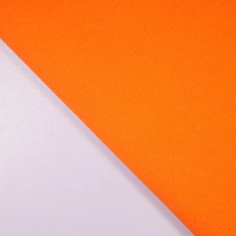 China Fabric for Jackets,Shorts,Hoodie,Hoodie  (Sweater) Scuba Knit Fabric Polyester Spandex Orange color buy from China wholesaler bulk order at wholesale price free worldwide shipping Alibaba