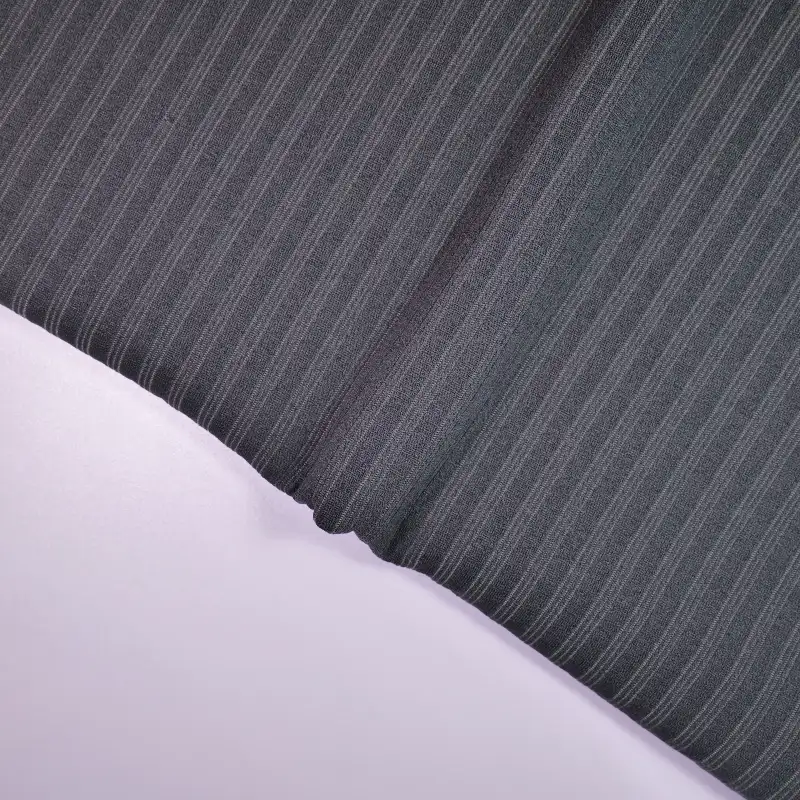 China Fabric for Pants,Knitted Trousers (Sweater) Jacquard Knit Fabric Polyester Spandex Black color buy from China wholesaler bulk order at wholesale price free worldwide shipping Alibaba