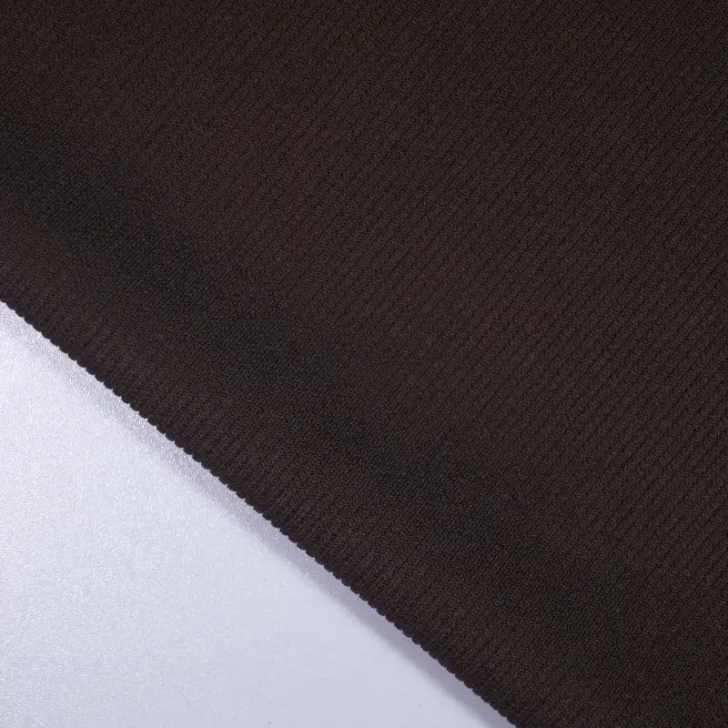 China Fabric for Crop Top Pullover (Sweater),Hoodie  (Sweater),Knitted Trousers (Sweater) Jacquard Knit Fabric Polyester Spandex Brown color buy from China wholesaler bulk order at wholesale price free worldwide shipping Alibaba