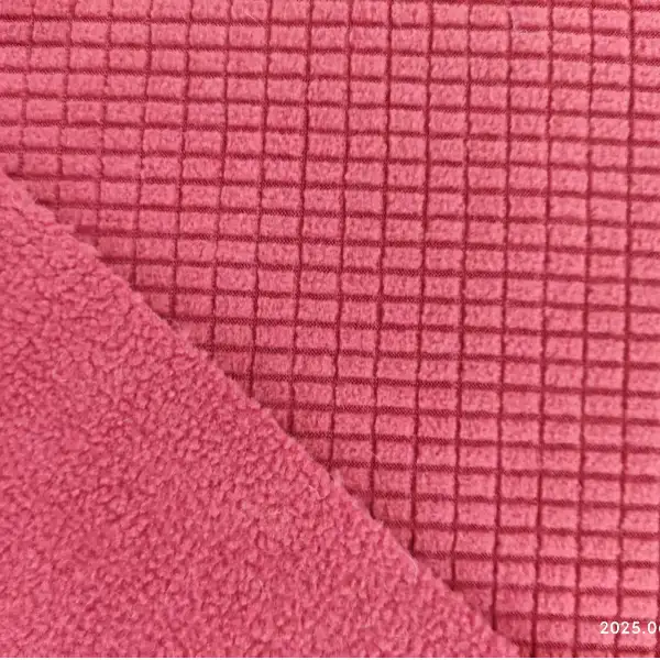 China Fabric for Jackets,Full-Zipper Cardigan (Sweater),Hoodie  (Sweater),Sweatshirt Bonded fabric Bonded fabric Polyester red color buy from China wholesaler bulk order at wholesale price free worldwide shipping Alibaba