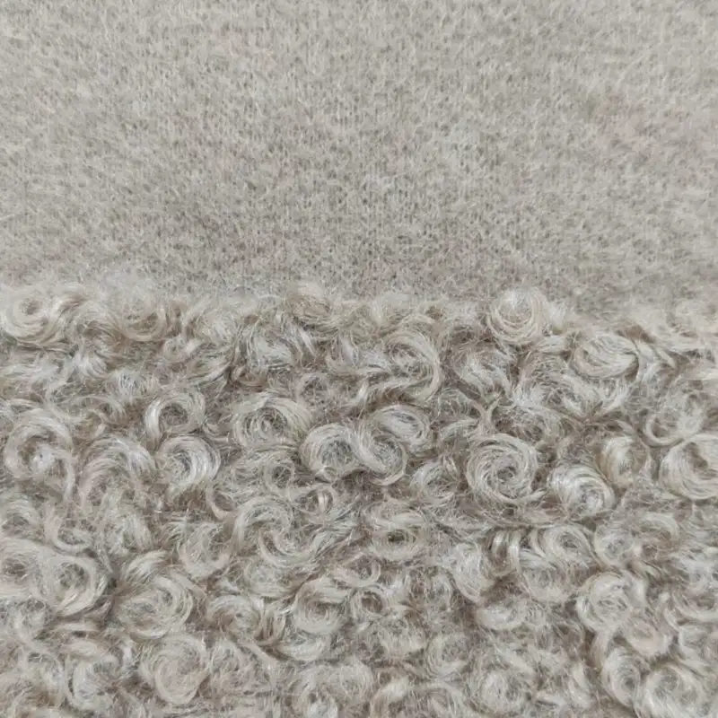 China Fabric for Jackets,Padded Jacket,Overcoat,Full-Zipper Cardigan (Sweater) Knit Woolen Fabric Woolen Polyester brown color buy from China wholesaler bulk order at wholesale price free worldwide shipping Alibaba