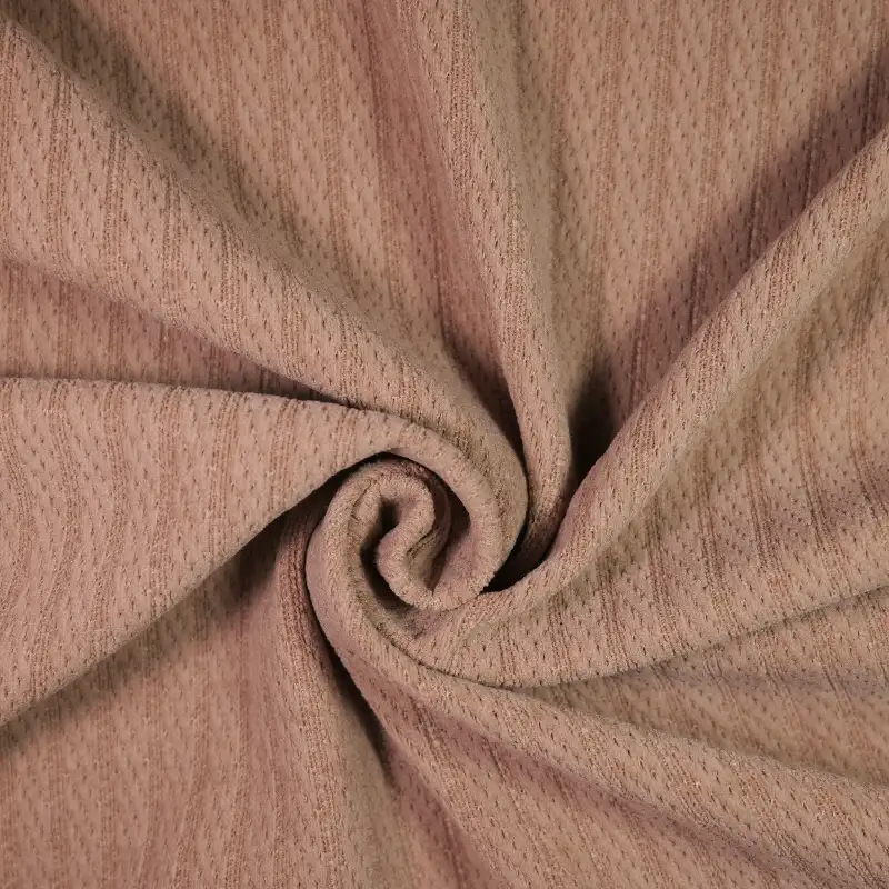 China Fabric for Pants,Hoodie,Knitted Trousers (Sweater) Jacquard Knit Fabric Polyester Spandex Khaki color buy from China wholesaler bulk order at wholesale price free worldwide shipping Alibaba