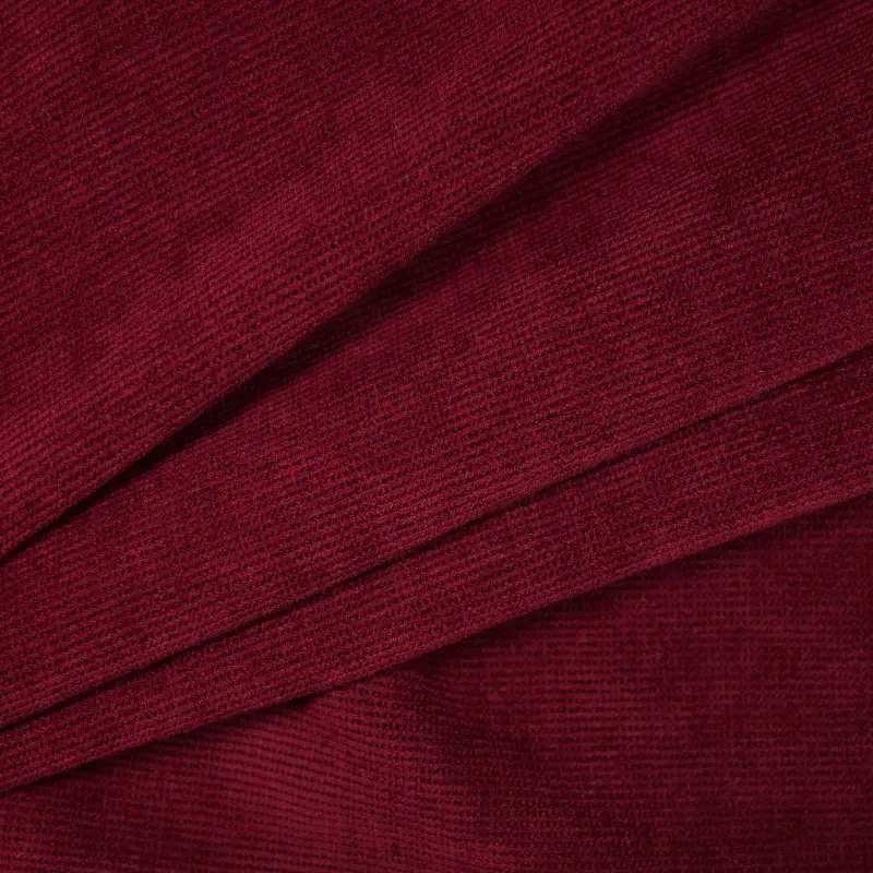 China Fabric for Pants,Jackets,Blazer,Hoodie knitted Corduroy Knit Fabric Polyester Spandex wine color buy from China wholesaler bulk order at wholesale price free worldwide shipping Alibaba
